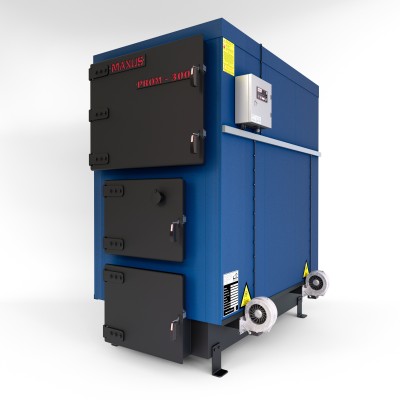 Промисловий твердопаливний котел 300 кВт Maxus PROM
