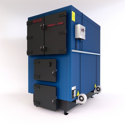 Промисловий твердопаливний котел 500 кВт Maxus PROM